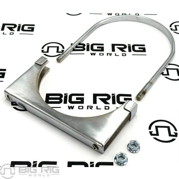 Exhaust Clamp - HD Flat Band 6 In. Chrome EC60FBC - TRP