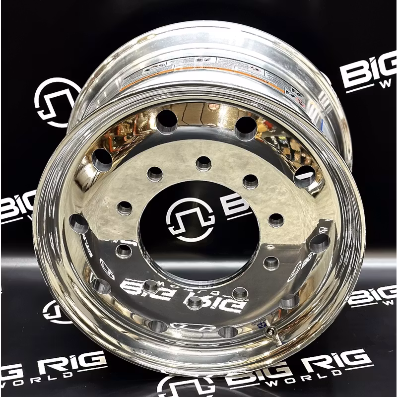 22.5 X 12.25 Alcoa Aluminum Wheel - Polished Face Only 824627 - Alcoa