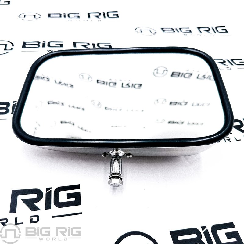 Signal-Stat, 5.5 x 8.5 inches, Silver Stainless Steel, Flat Mirror, Left Hand Side 7223 - Truck Lite