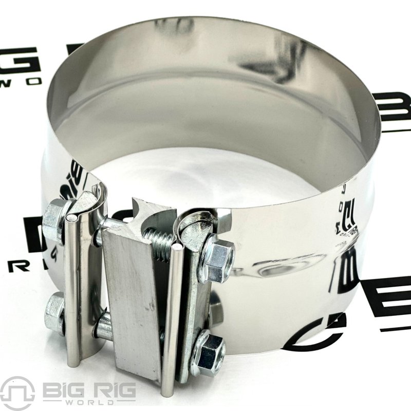 Exhaust Clamp 5 In. - Preformed Stainless Steel EC50PLS - TRP