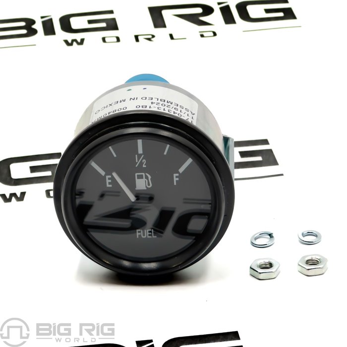 Fuel Level Gauge, Black 17-04313-1B0 - Peterbilt