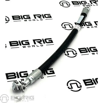 Hose Assembly - Pressure Line. # 8 , Straight, 45 DEG, 20IN 14-14442-020 - Freightliner