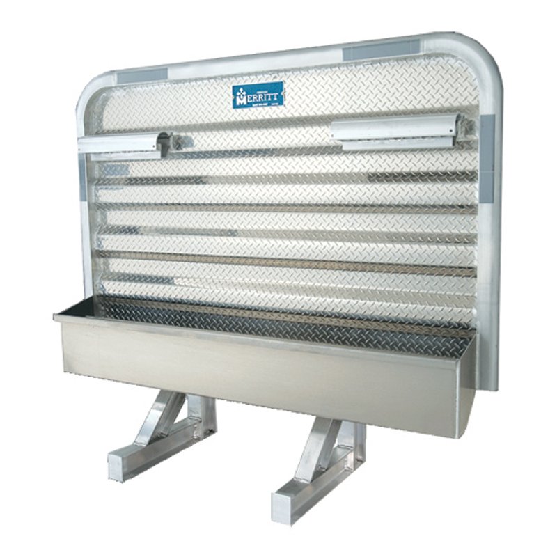 Headache Rack - Tray with two Chain Lockers 319328MTQ - Merritt Equipment