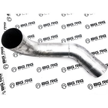 Multi-Bend Exhaust Pipe Aluminized Steel 5in OD/ID Right Side M66-1216R - Paccar