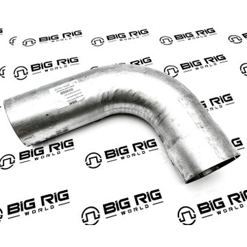90-Degree Exhaust Pipe Aluminized Steel 5in OD/ID M661082X160225N09S - Paccar
