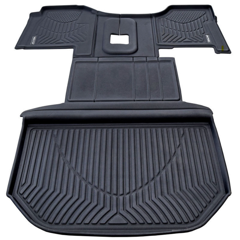 Floor Mat - (2013-2020) Peterbilt 579 Mid Roof Precision Fit - Automatic Transmission 55648 - Redline Floormats