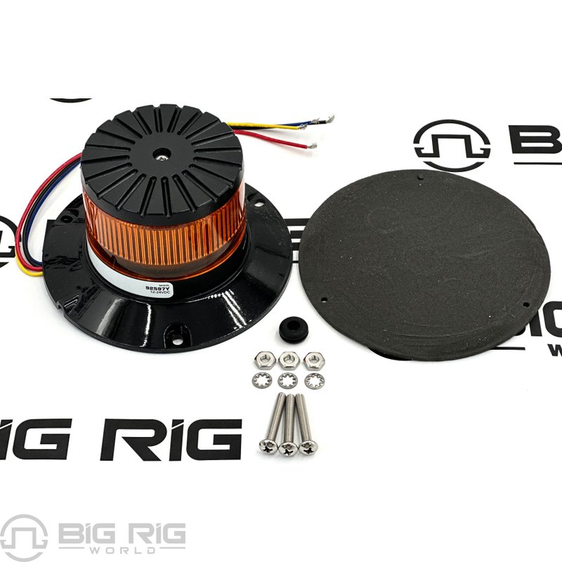 Amber Beacon Light Cylinder 3 In.x3 In. LED 92597Y - Truck Lite