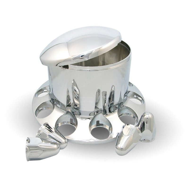 Chrome ABS Plastic Rear Axle Cover Kit THUB-RP112 - Trux Accessories