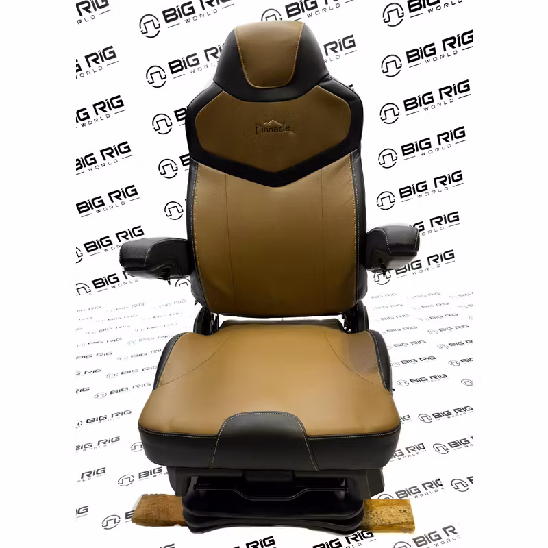 Pinnacle Seat (Black on Brown Leather) w/ Armrests and Heat 187300MWH663 - Seats Inc.