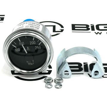 Gauge - Water Temp, Chrome Bezel Q43-6009-1C0 - Peterbilt
