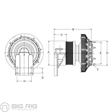 Clutch - Fan Horton DMA 2-Speed 99A9762 - Horton