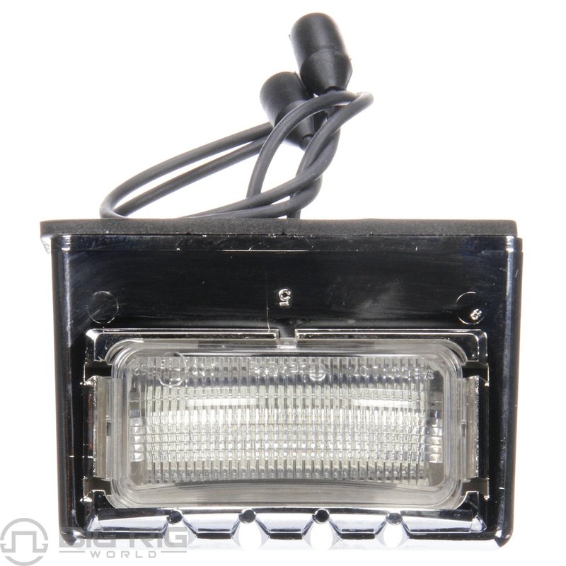 LED 15 Series License Lamp Kit, 12 Volt, Chrome Bracket 15055 - Truck Lite