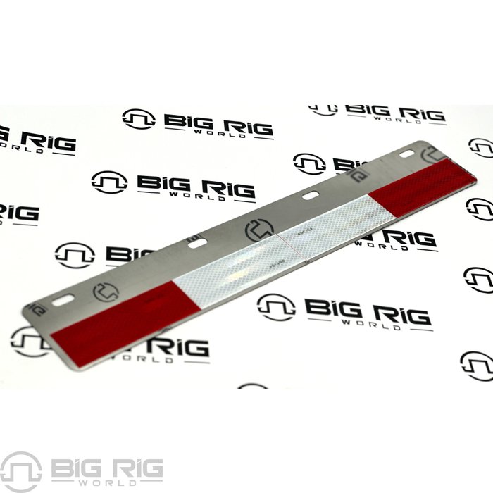 Universal Conspicuity Plates, Straight, Stainless Steel, Pair 033-05042 - Fleet Engineers