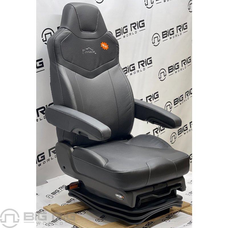 Pinnacle Seat Black Leather w/ Armrests, Heat, Massage 187300MWO661 - Seats Inc.