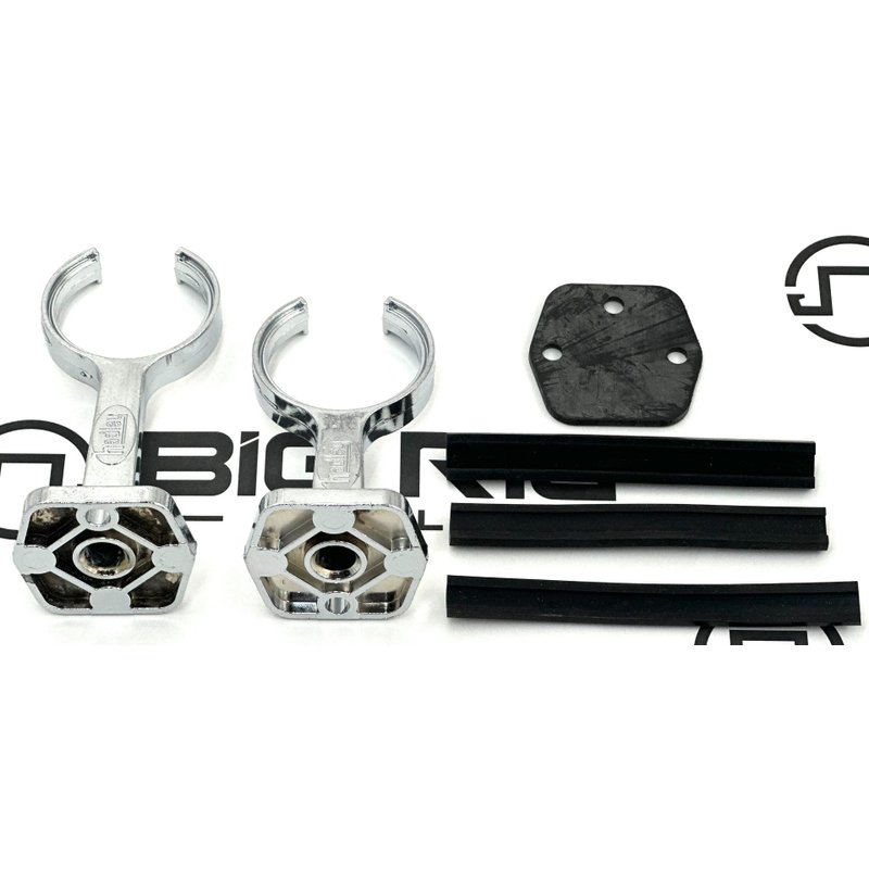 Support Kit, 1 Short And 1 Tall Chrome H00860B - Paccar