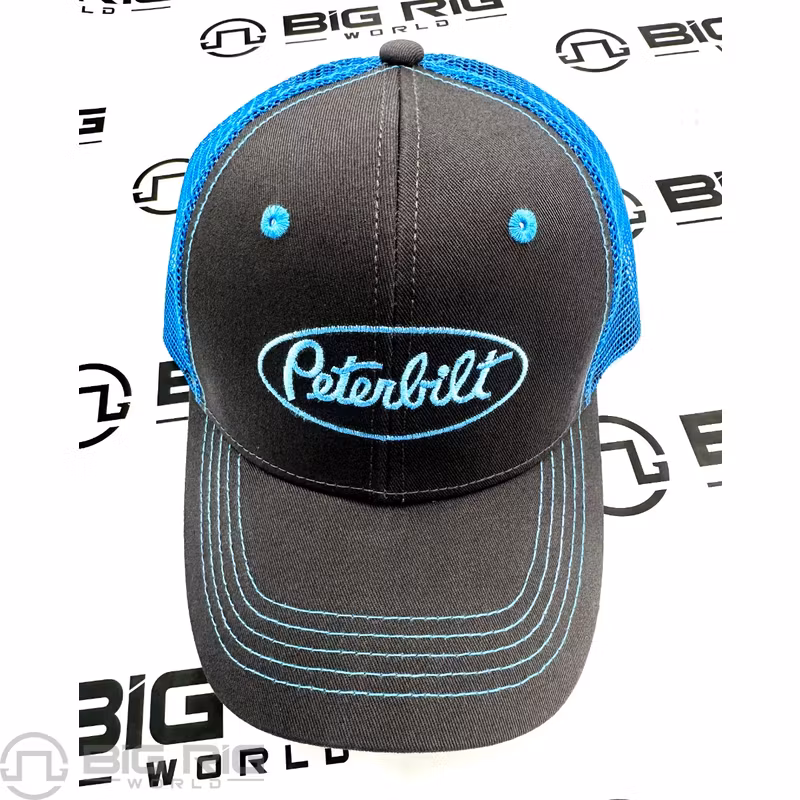 Blue Contrast Mesh Peterbilt Hat 1435840-00 - Peterbilt