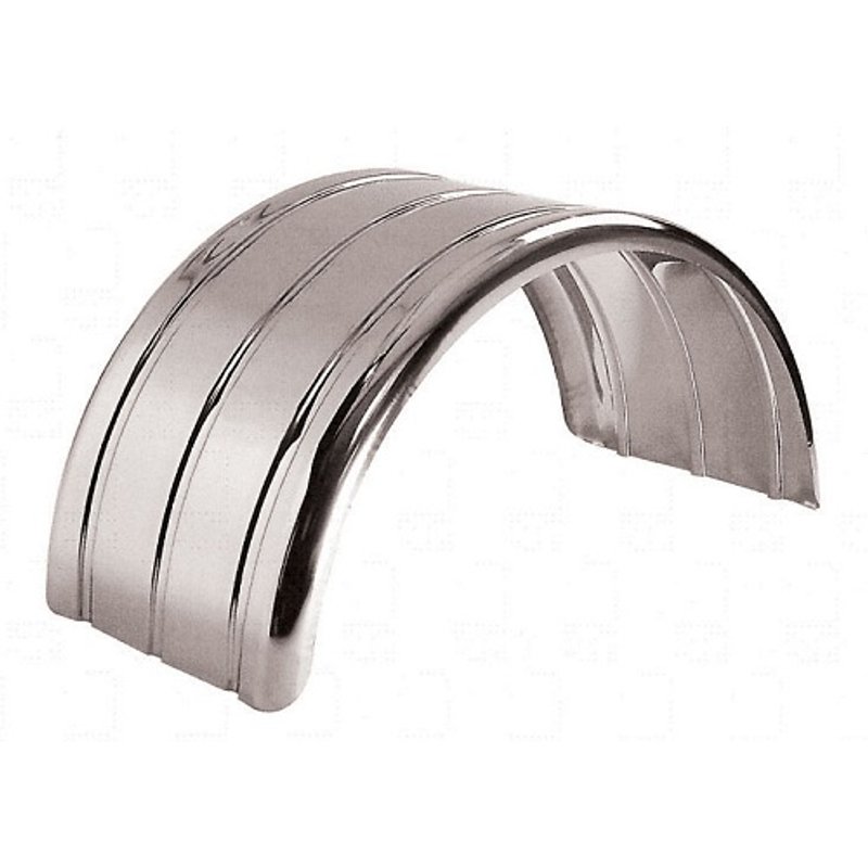 80 In. Standard 3 Ribbed Single Axle Fenders (16 Ga.) - For 43.5 In. O.D Tires TFEN-S14 - Trux Accessories