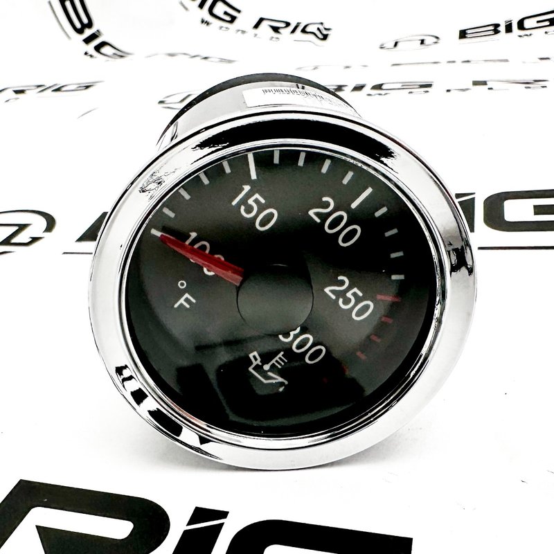 Electronic Engine Oil Temp Gauge Chrome 3768422C2 - International