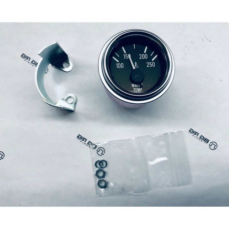 Gauge - Oil Pressure, Chrome Bezel Q43-6009-7C0 - Peterbilt
