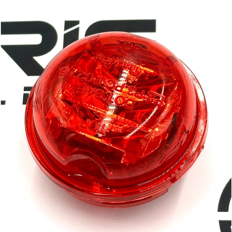 LED 30 Series High Profile Lamp, 8 Diode, Fit-N-Forget Clearance/Marker, 12v, Red 30375R - Truck Lite