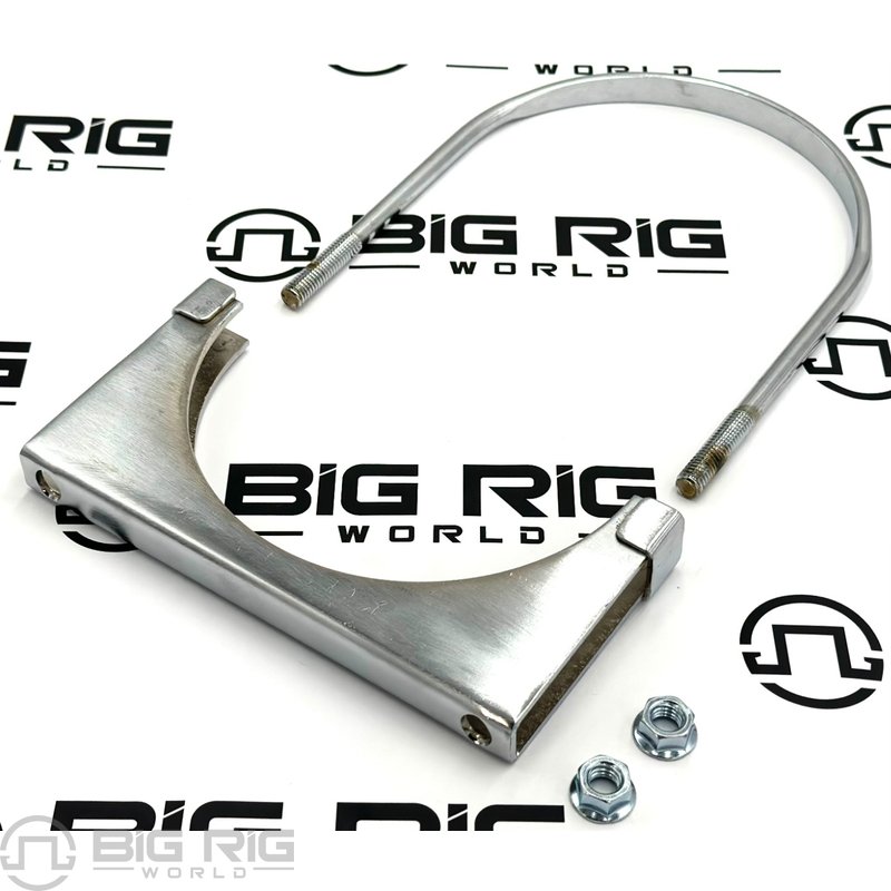 Exhaust Clamp - HD Flat Band 6 In. Chrome EC60FBC - TRP