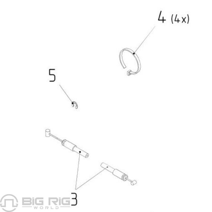 Fore and Aft Isolator Cable Service Kit SP11884 - GraMag