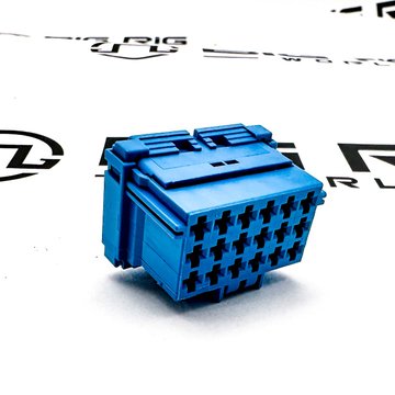 Receptacle - 18 Cavity, Multiple Contact Point2, Light Blue A-018-545-68-26 - Freightliner