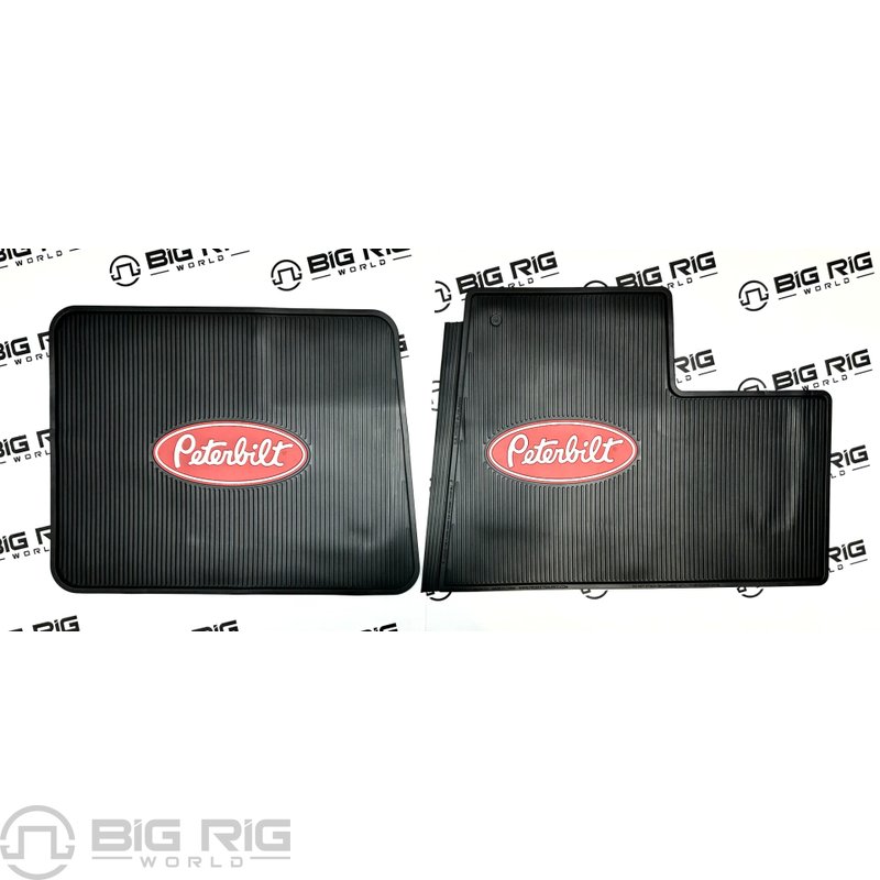 Floor Mat Set - Peterbilt 357, 378, 379, 385 - 2005 to Present V3555C - Peterbilt