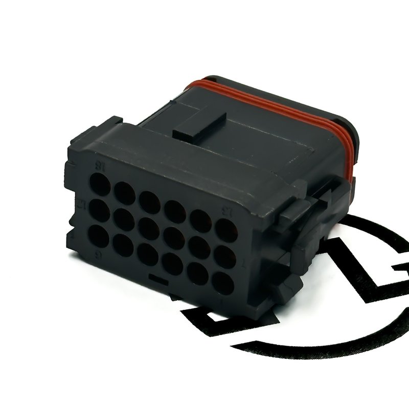 Plug - 18 Cavity, Black, Ek02, B - Key 23-13148-069 - Freightliner
