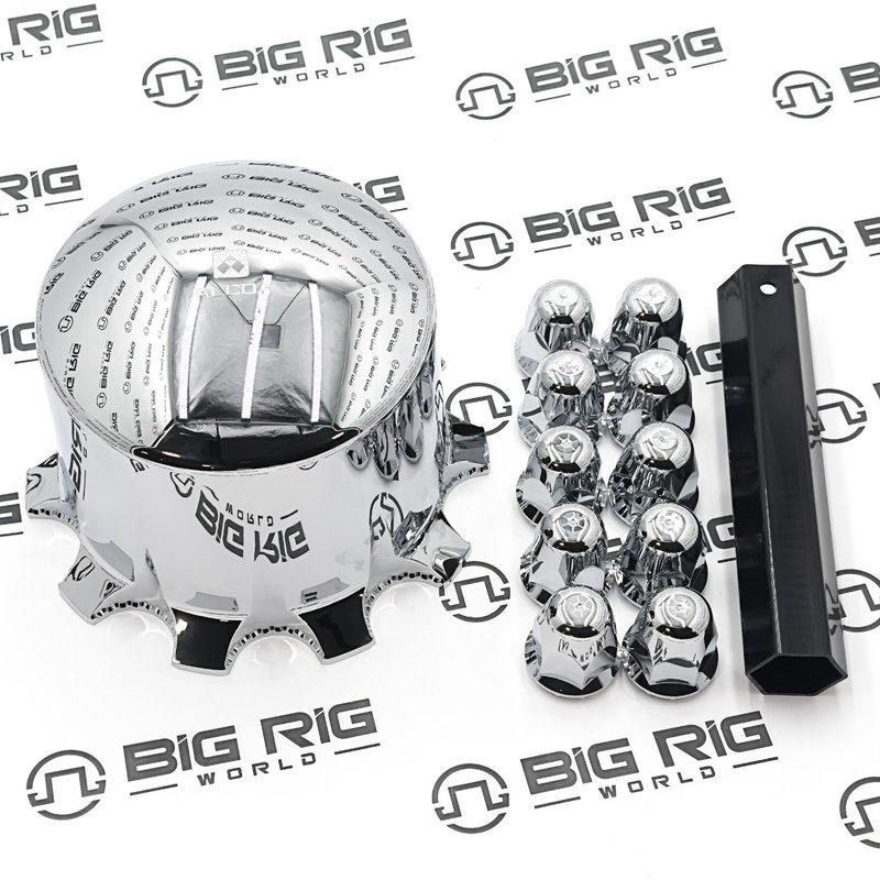 Alcoa Chrome Multi-Piece Rear Hub Cover System 077185 - Alcoa