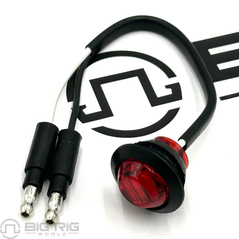 Clearance, Marker Light 3/4 In. Round, Red M09300R - Maxxima