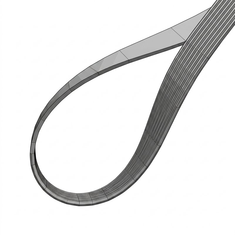 Belt-Poly 12 Ribs X 2425 End/Plystr D84-1000-6122425 - Paccar