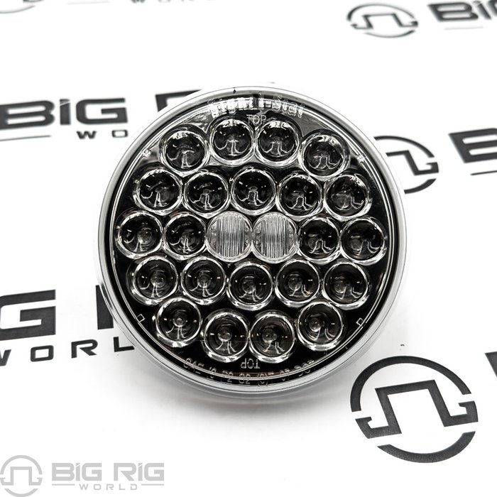LED Signal Stat S/T/T 4-inch Round Clear Lamp Lens 4051 - Truck Lite