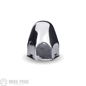 Nut Cover - 2 In. Chrome Metal Push On Bullet Style TNUT-B1 - Trux Accessories