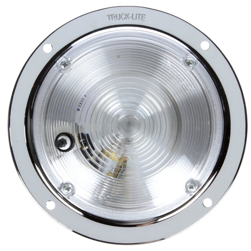 80 Series Bulb Repl. Dome Lamp with Switch, Chrome 80350 - Truck Lite