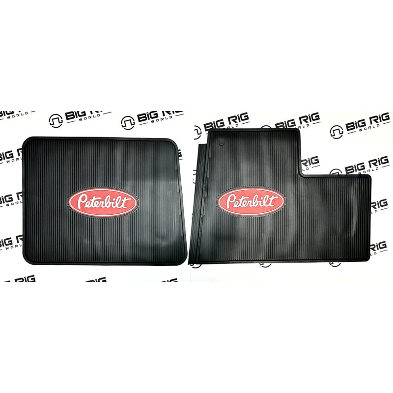 Floor Mat Set - Peterbilt 357, 378, 379, 385 - 2005 to Present V3555C - Peterbilt