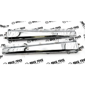 Chrome 30 Inch Mudflap Hanger - 2 1/2 inch Bolt Spacing TU-9232 - Trux Accessories