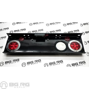 End of Frame Light bar, LED Stop/Turn/Tail W/rings 40874 - Truck Lite