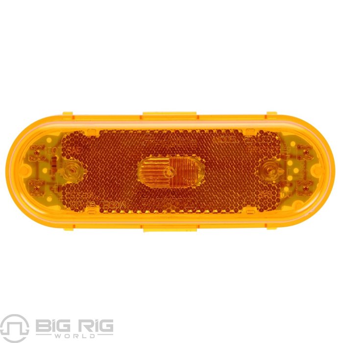 60 Series Yellow Oval LED Rear Turn Signal Light - Kit 60180Y - Truck Lite