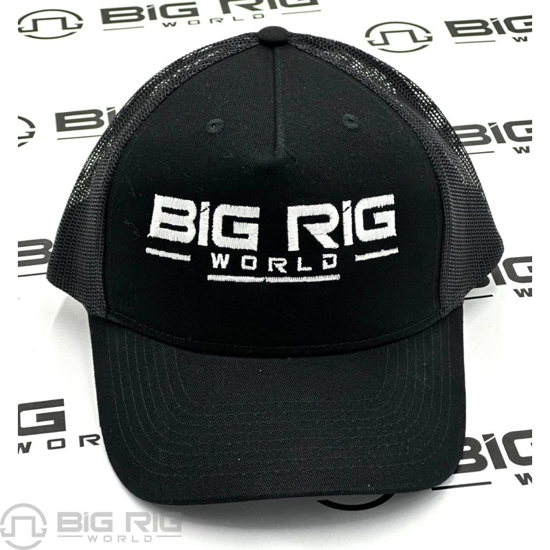 Big Rig World Black Trucker Hat BRW-HAT-01 - Big Rig World