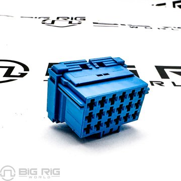 Receptacle - 18 Cavity, Multiple Contact Point2, Light Blue A-018-545-68-26 - Freightliner