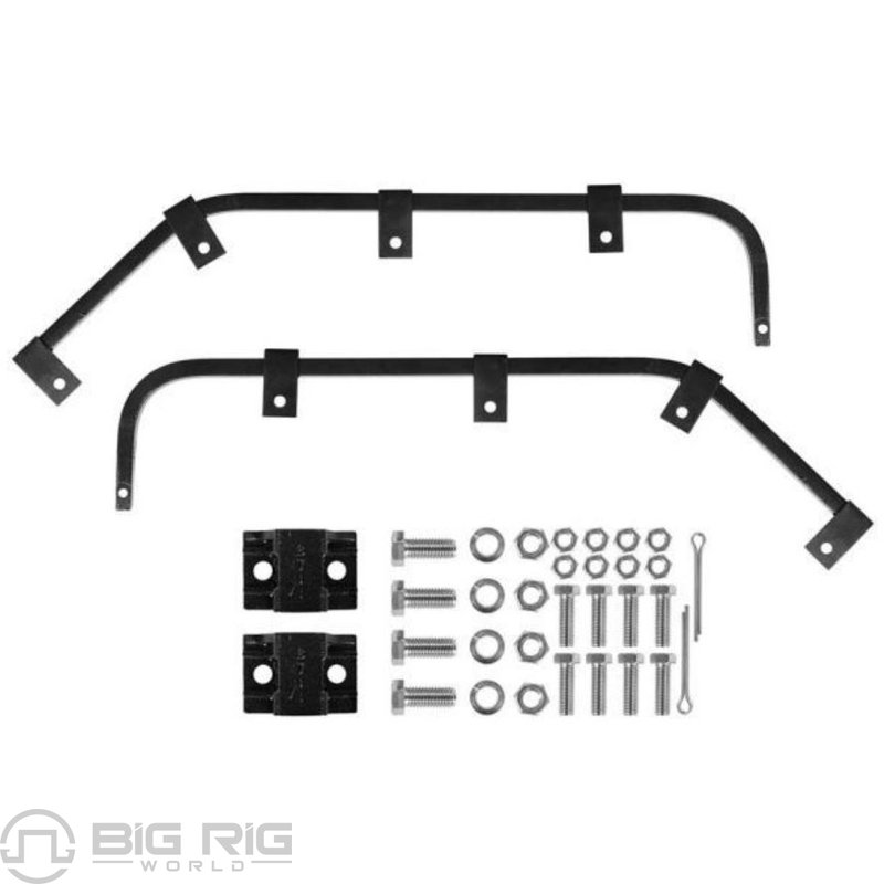 Angled Bar Mudflap Kit - 27.5In - No Offset B35 - Betts Spring