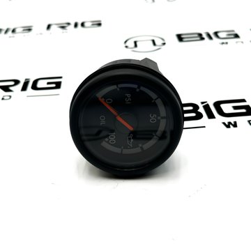 Oil Pressure Gauge, Black A22-63127-000 - Freightliner