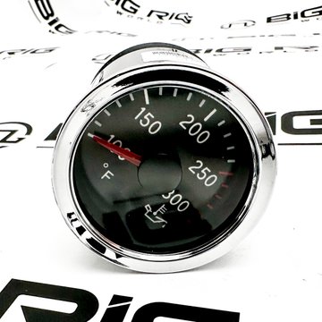 Electronic Engine Oil Temp Gauge Chrome 3768422C2 - International