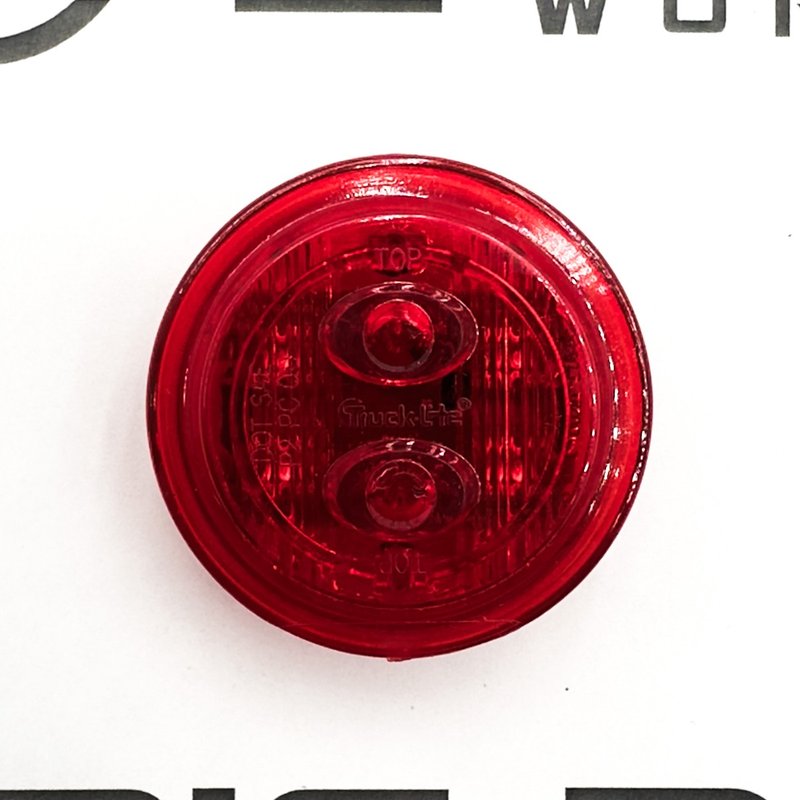 LED 30 Series Low Profile Lamp, 6 Diode, Fit-N-Forget, 12v, Red 30385R - Truck Lite