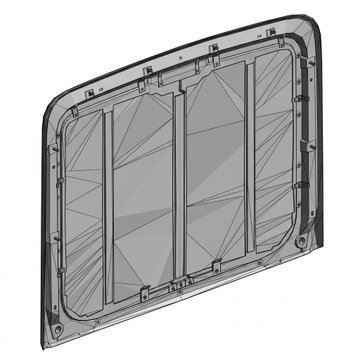 Crown & Grille Assembly L29-6235-10300 - Peterbilt