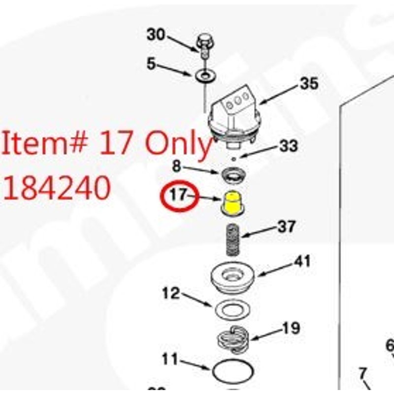 Unloader Valve Cap 184240 - Cummins