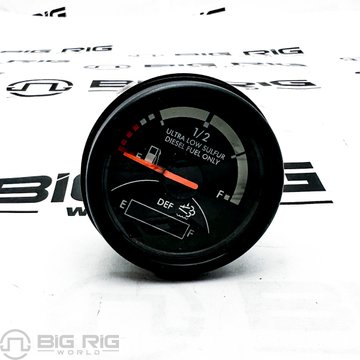 Gauge - Electric, Fuel/Diesel Exhaust Fluid Level, Black A22-63127-008 - Freightliner