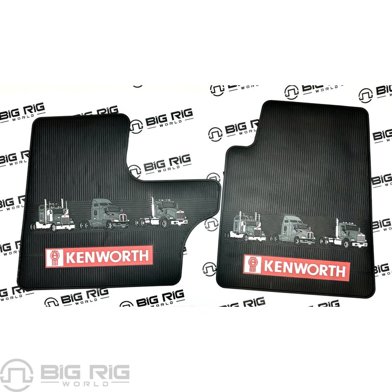 Floor Mat Set - W900, T300, T600, T800 2008 & Up FMKW3TK-NG - Kenworth