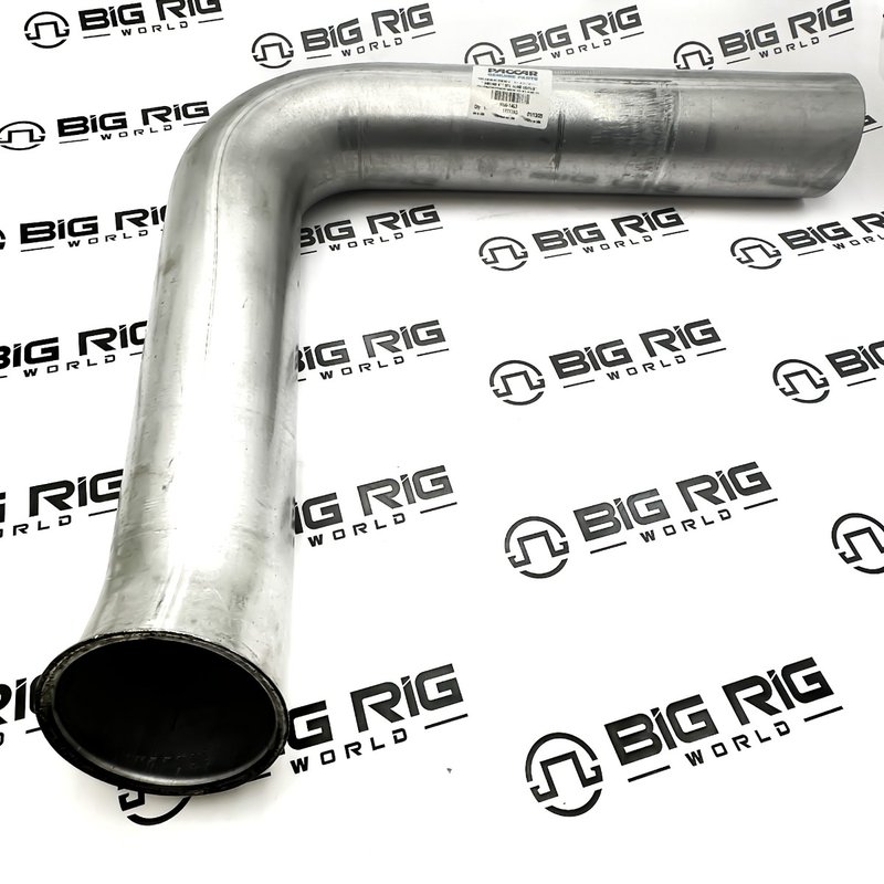 Multi-Bend Exhaust Pipe Aluminized Steel 4in OD/FLG M66-1463 - Paccar